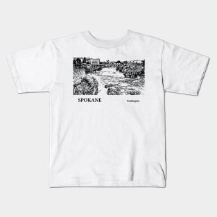 Spokane - Washington Kids T-Shirt